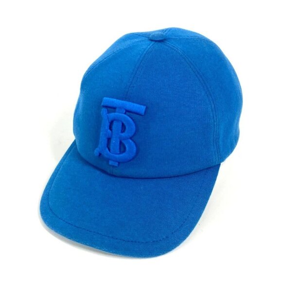 BURBERRY Logo TB hat cap baseball cap cotton blue - Picture 13 of 13